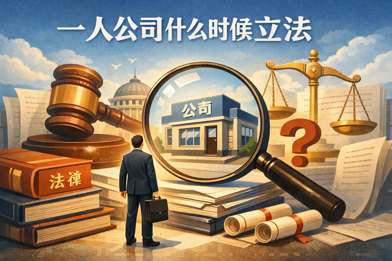 一人公司什么时候立法