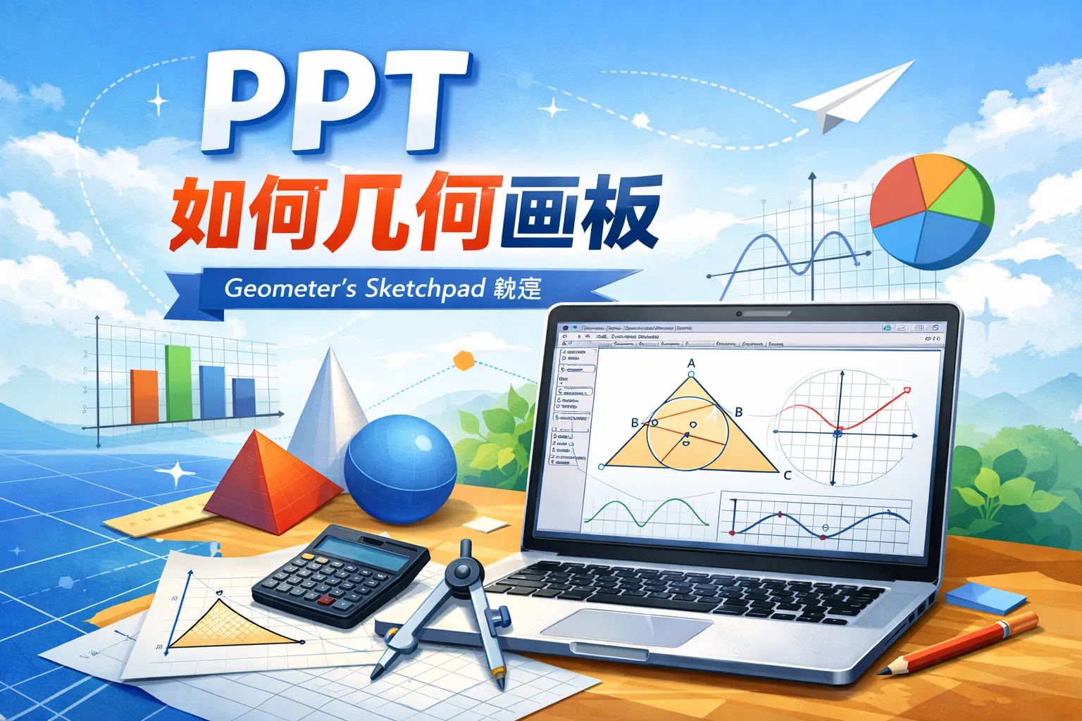 ppt如何几何画板