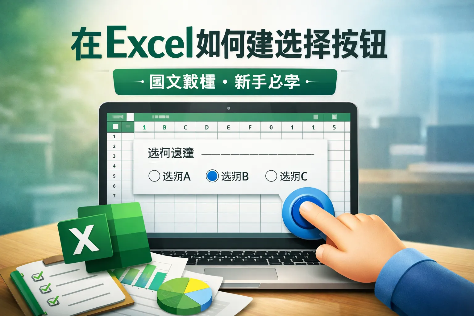 在excel如何建立选择按钮