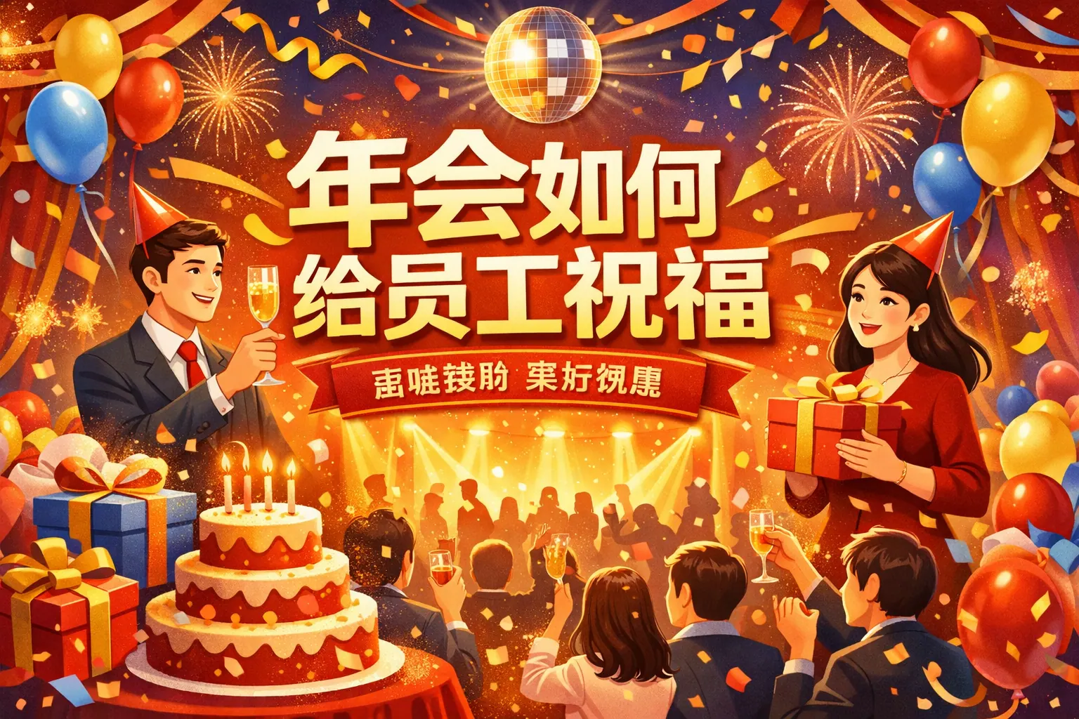 年会如何给员工祝福