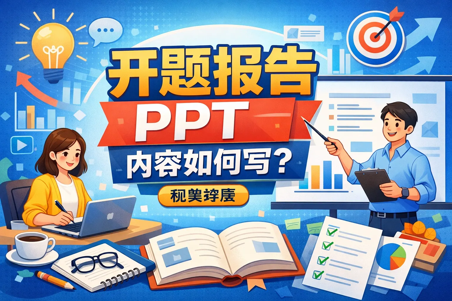 开题报告ppt内容如何写视频
