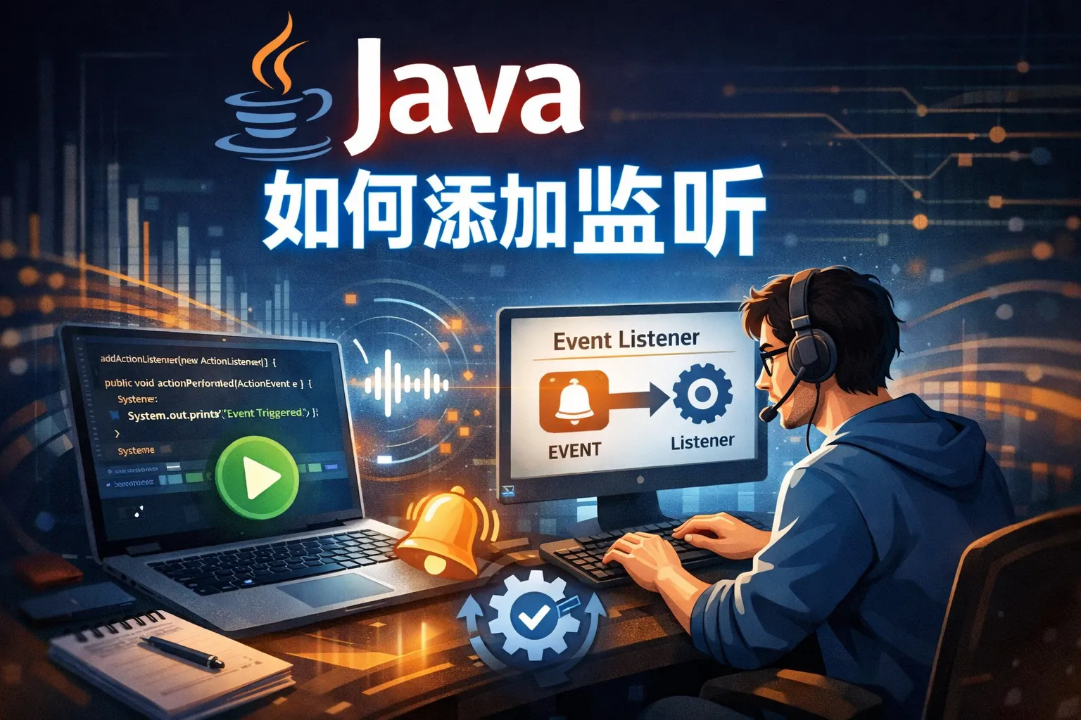 java 如何添加监听