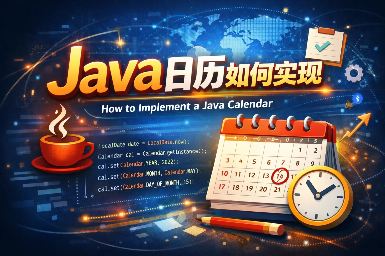 java日历如何实现