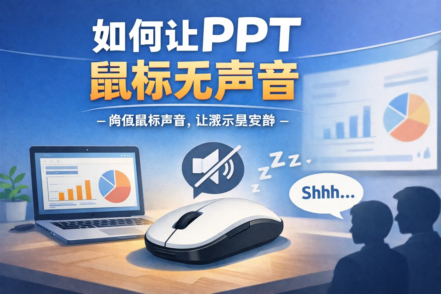 如何让ppt鼠标无声音