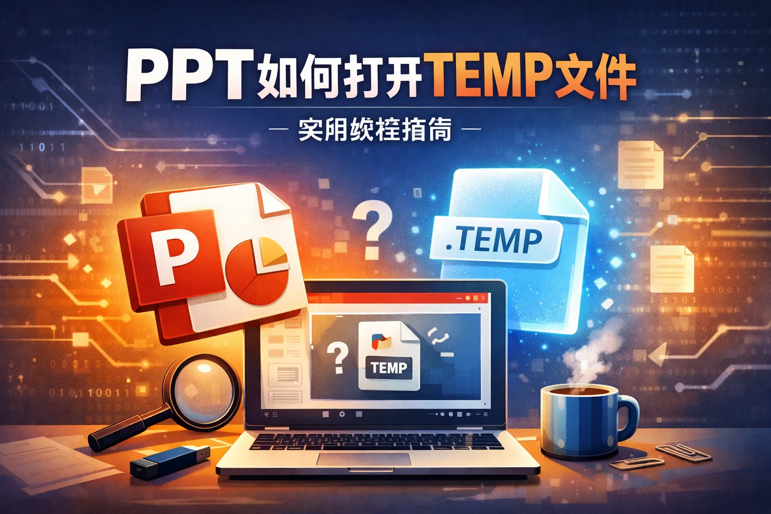 ppt如何打开temp
