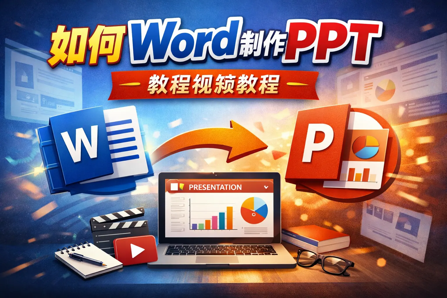 如何word制作ppt教程视频教程