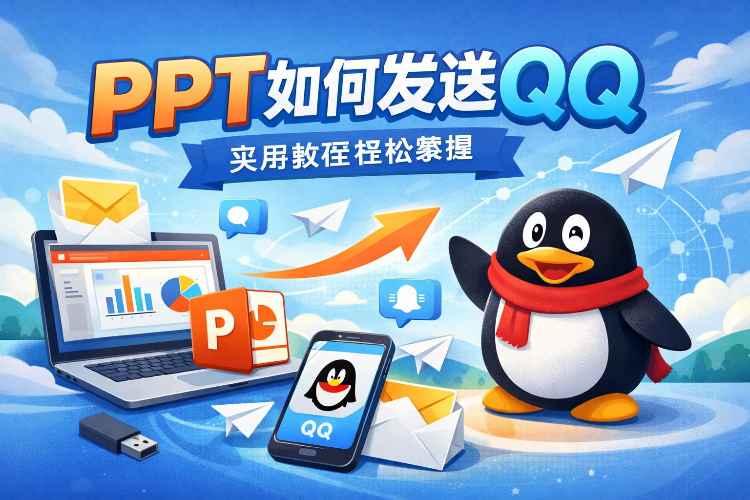 ppt如何发送qq