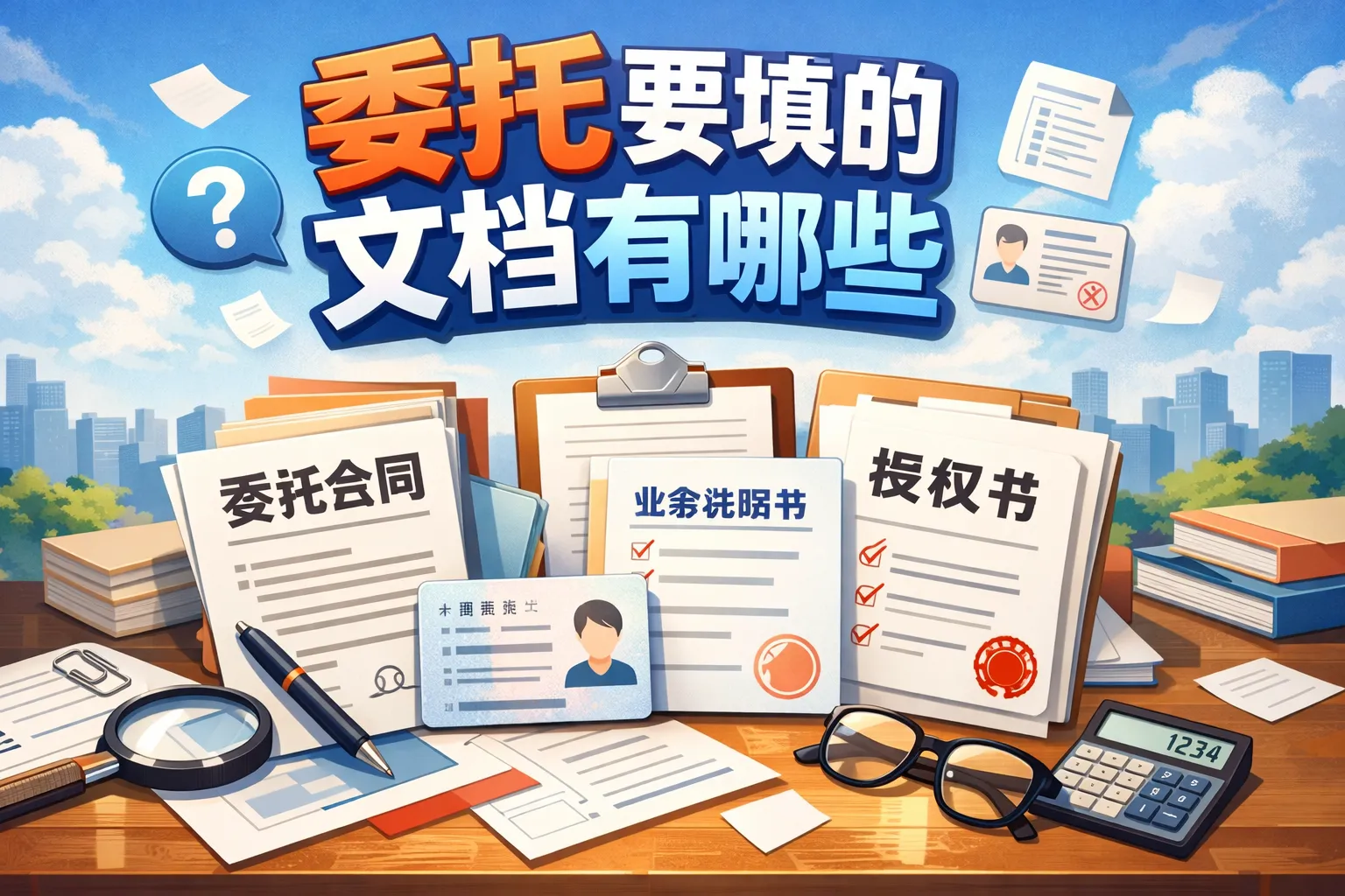 委托要填的文档有哪些