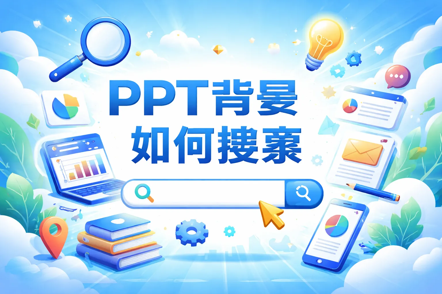 ppt背景如何搜索