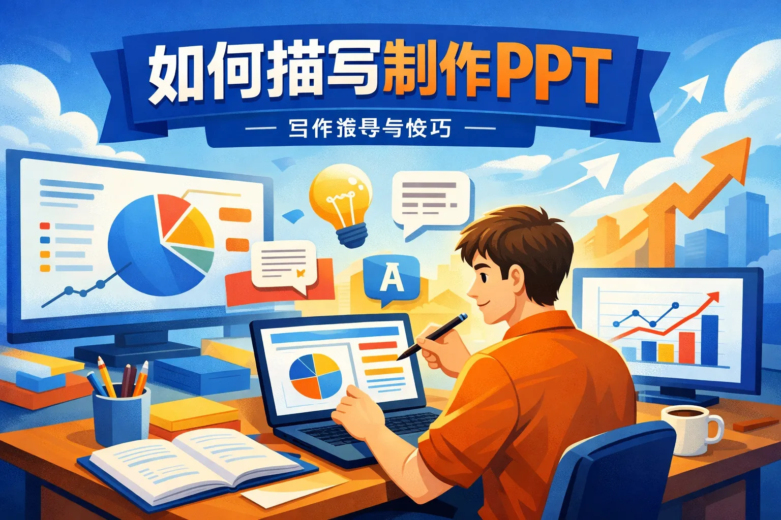 如何描写制作ppt