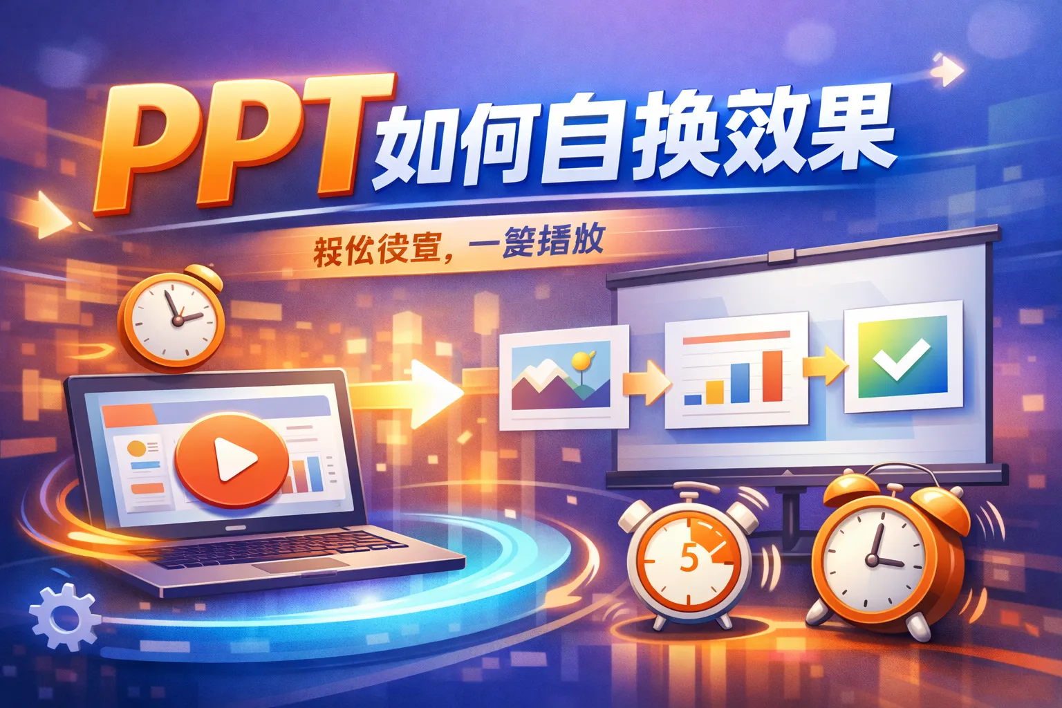 ppt如何自动切换效果