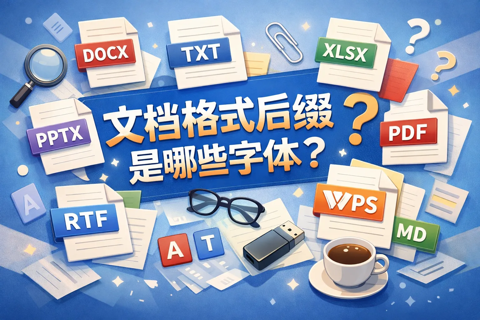 文档格式后缀是哪些字体