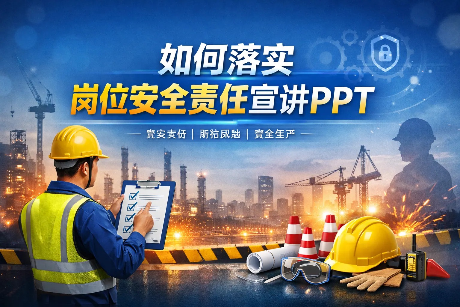 如何落实岗位安全责任宣讲ppt