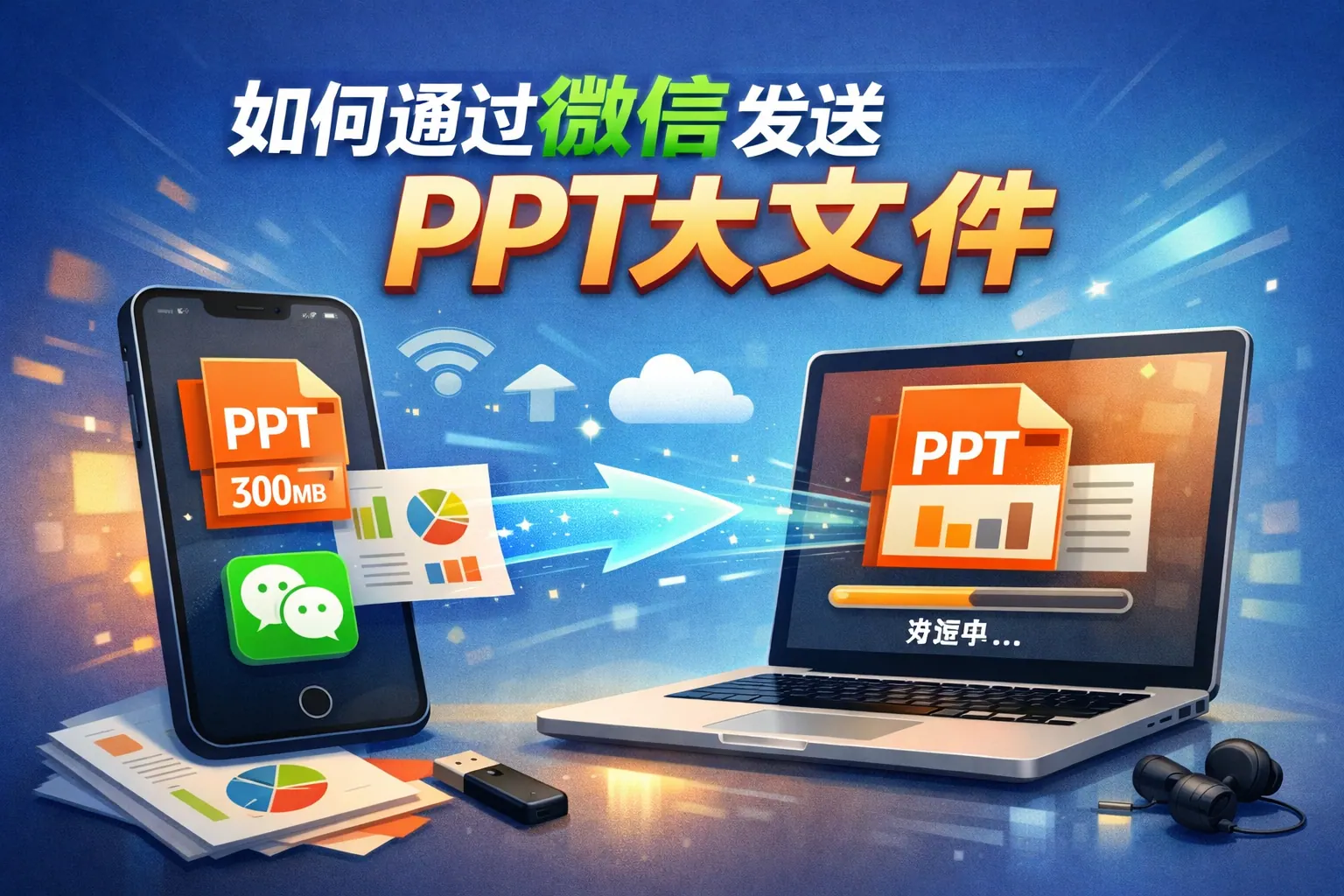 如何通过微信发送PPT大文件