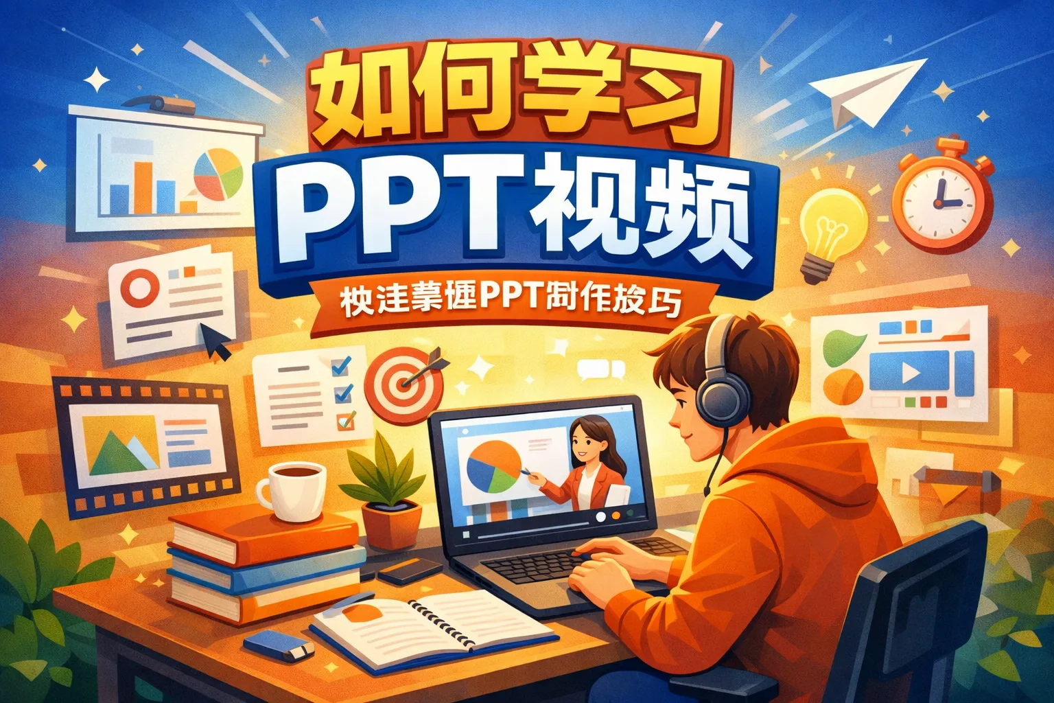 如何学习ppt视频