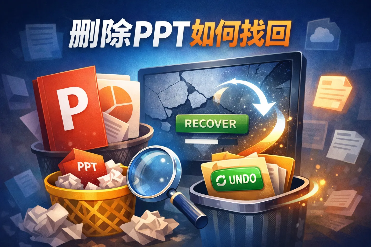 删除ppt如何找回