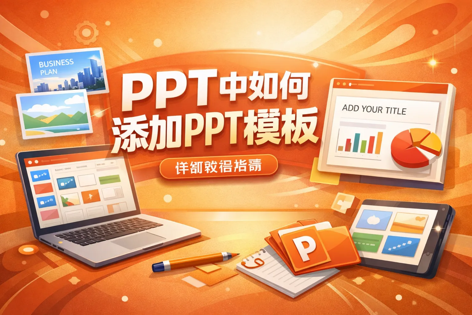 ppt中如何添加ppt模板