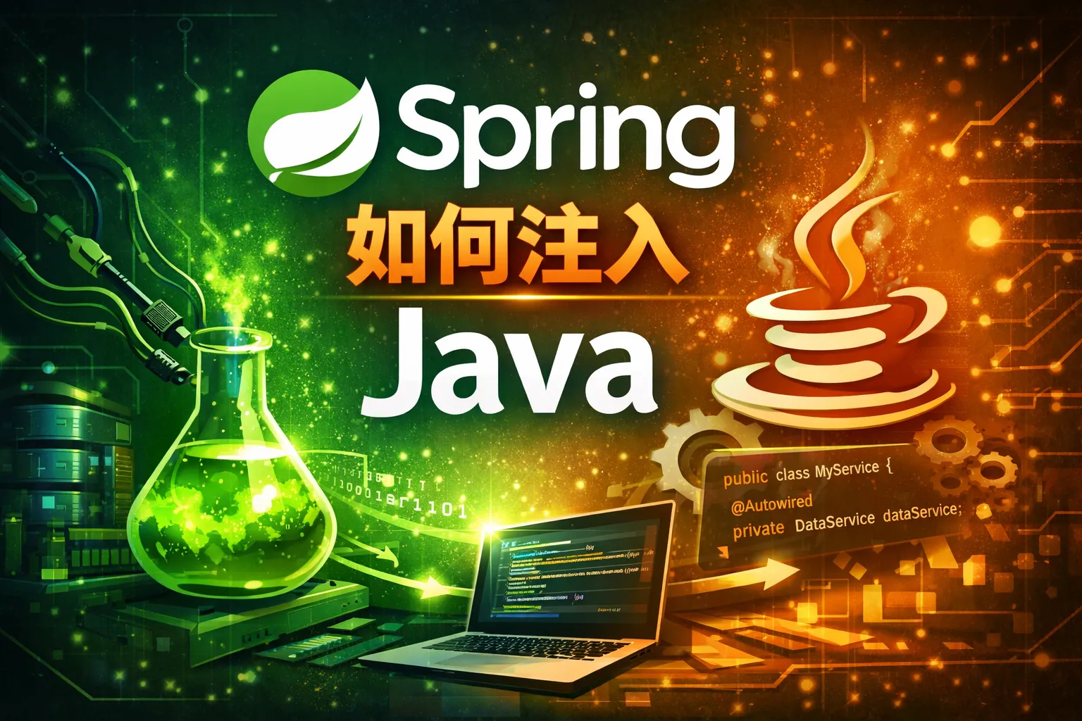 spring如何注入Java