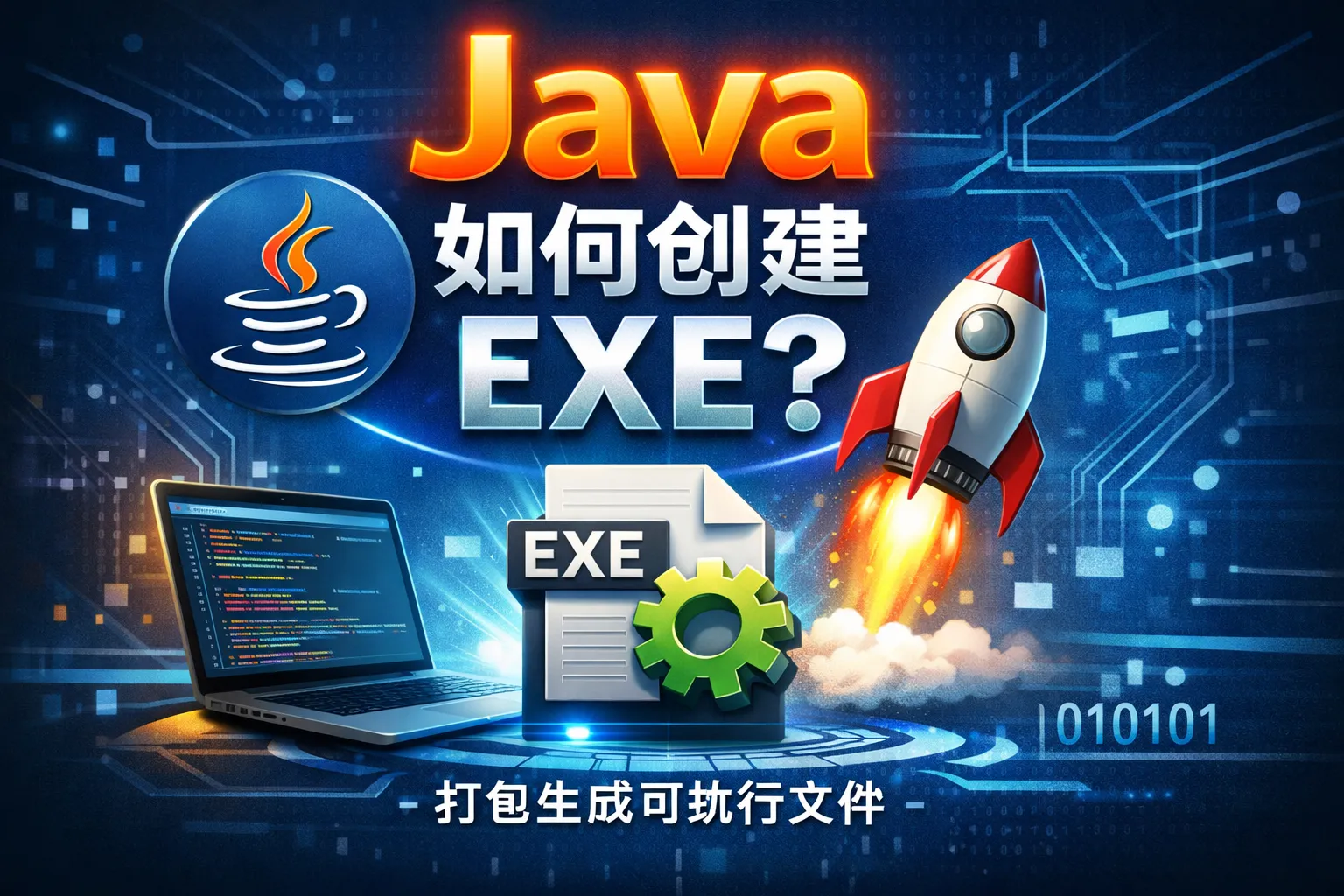 java如何创建exe