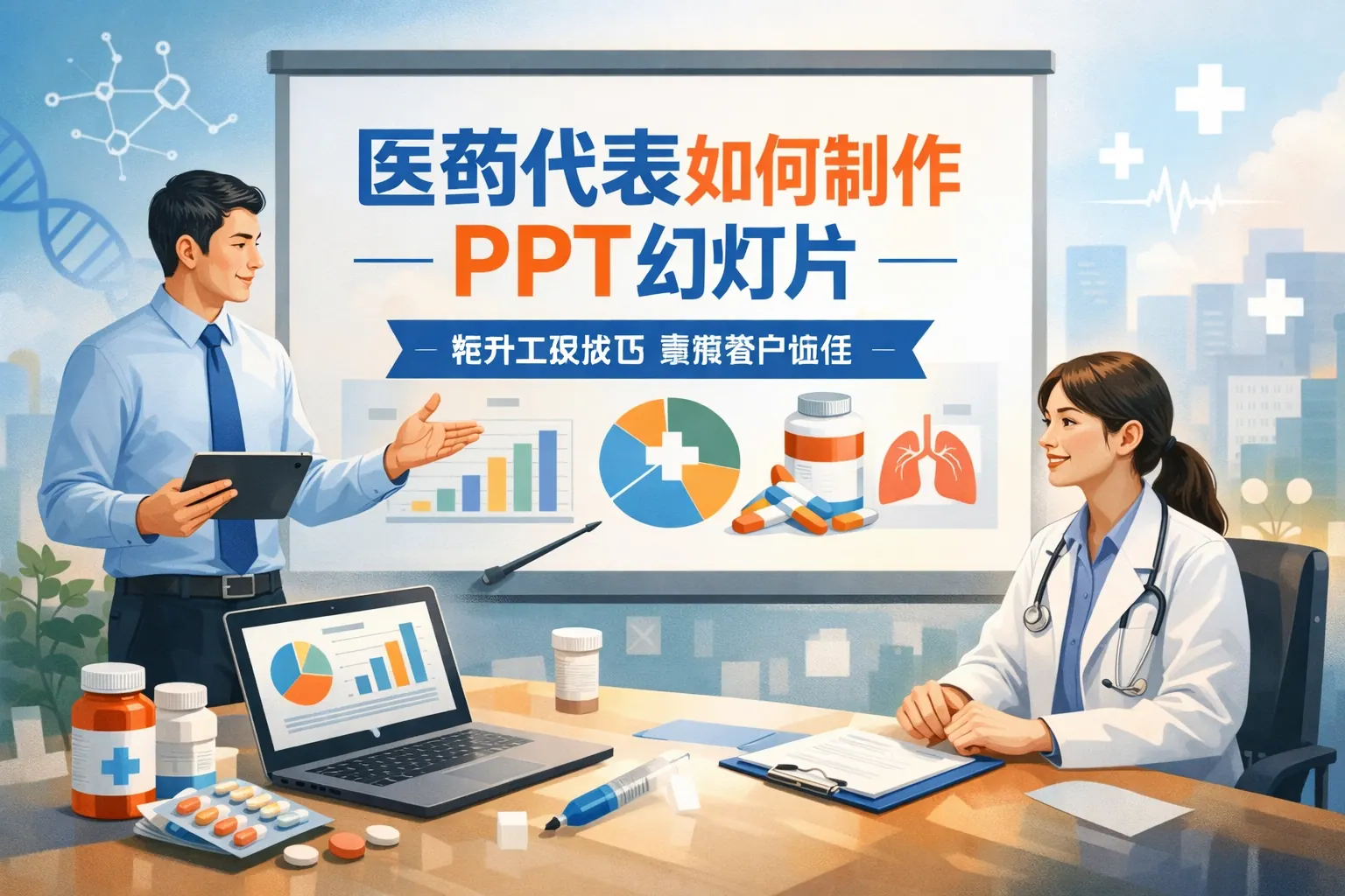 医药代表如何制作ppt幻灯片