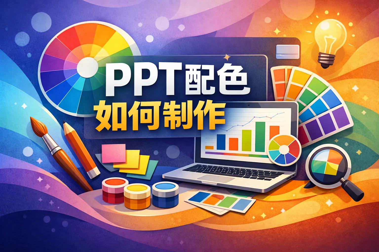 ppt配色如何制作