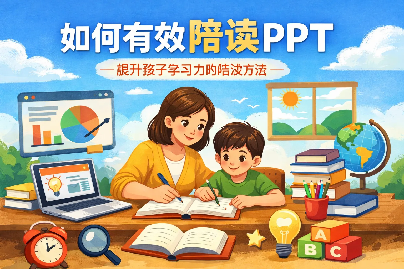 如何有效陪读ppt