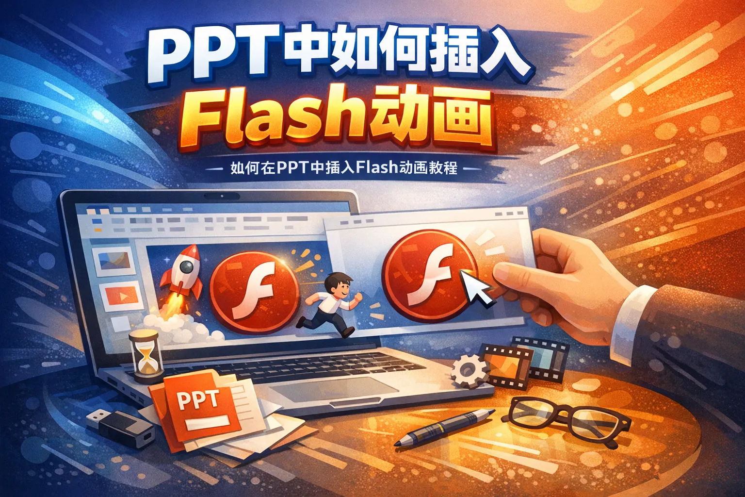 ppt中如何插入flash动画
