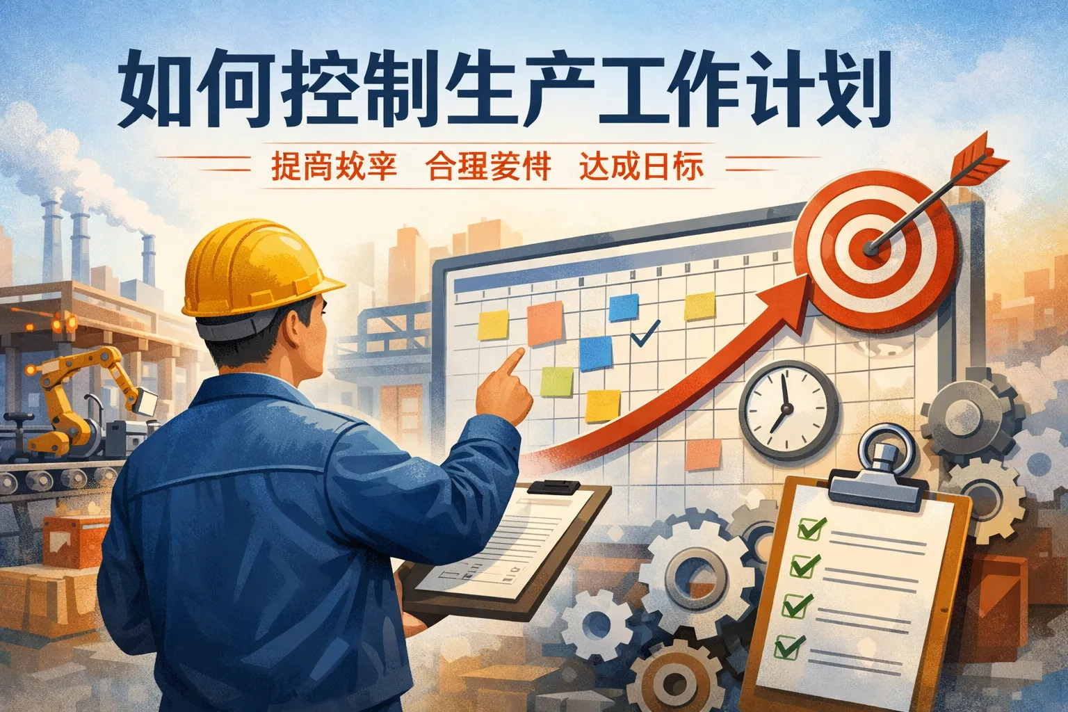 如何控制生产工作计划