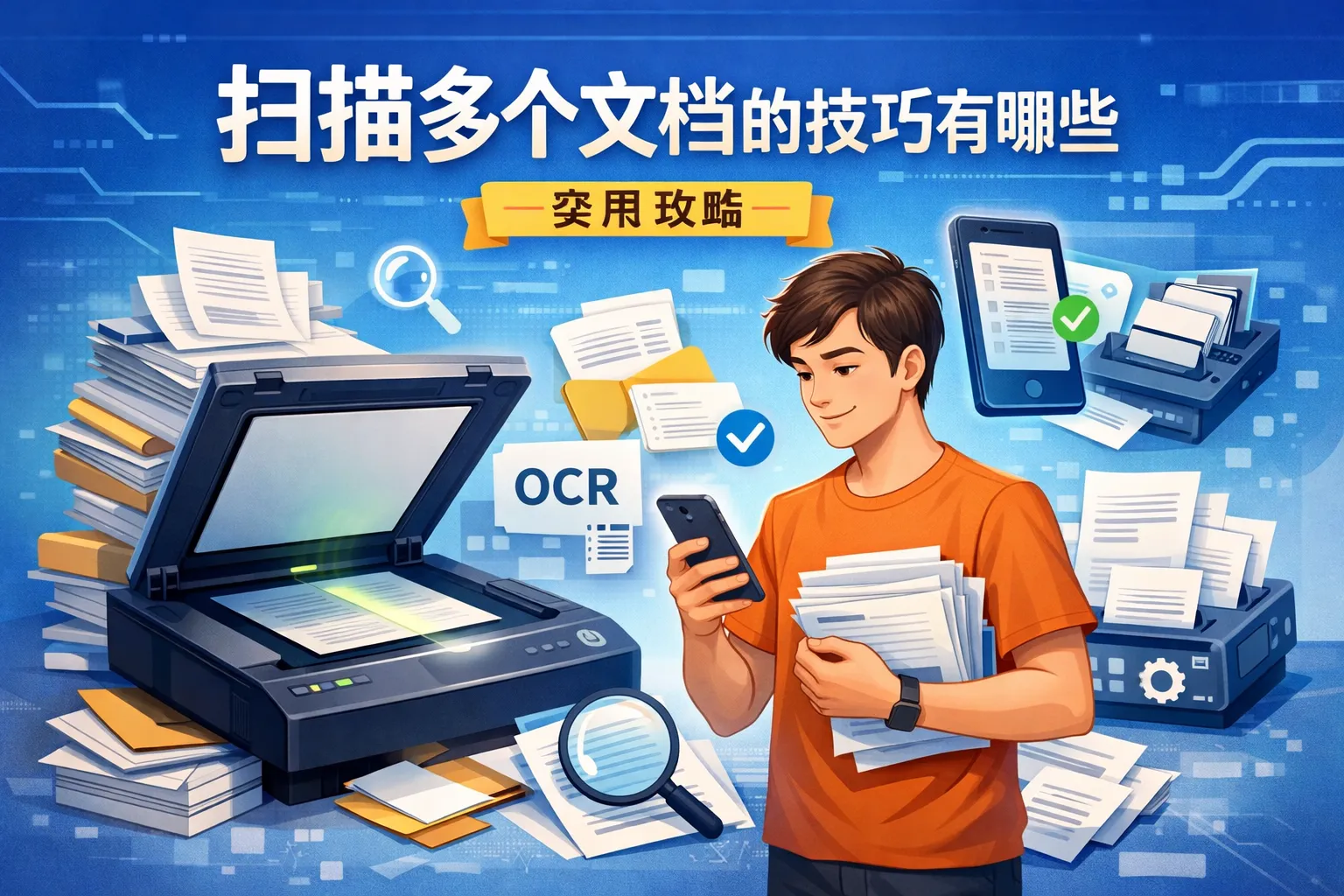 扫描多个文档的技巧有哪些