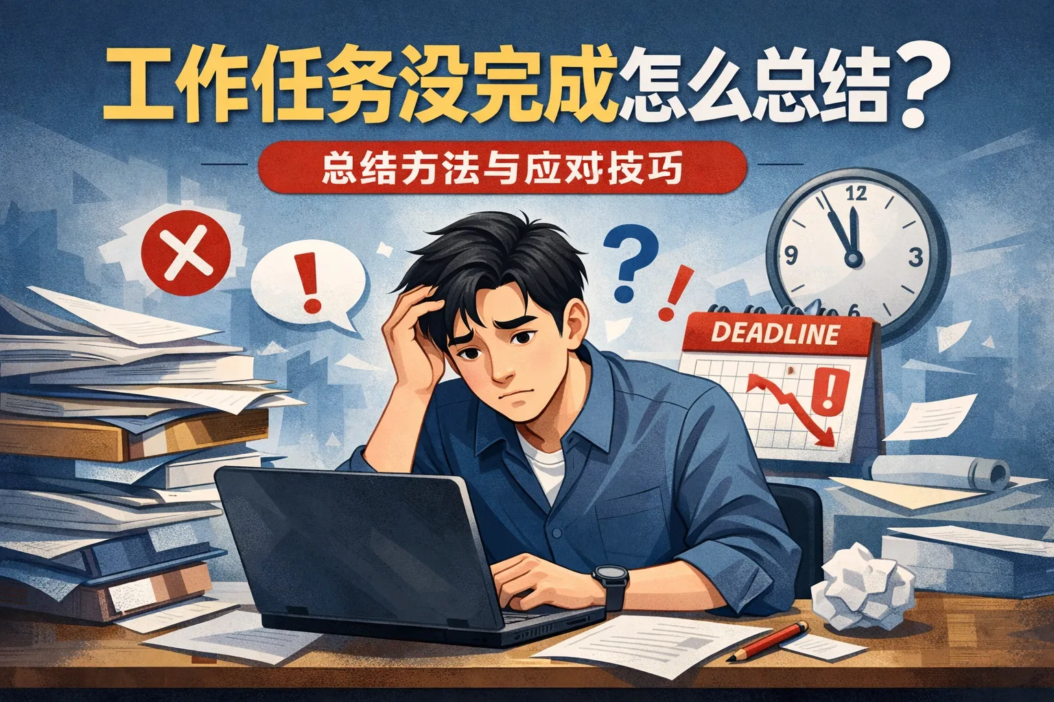 工作任务没完成怎么总结