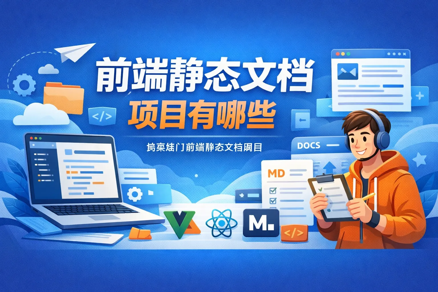 前端静态文档项目有哪些