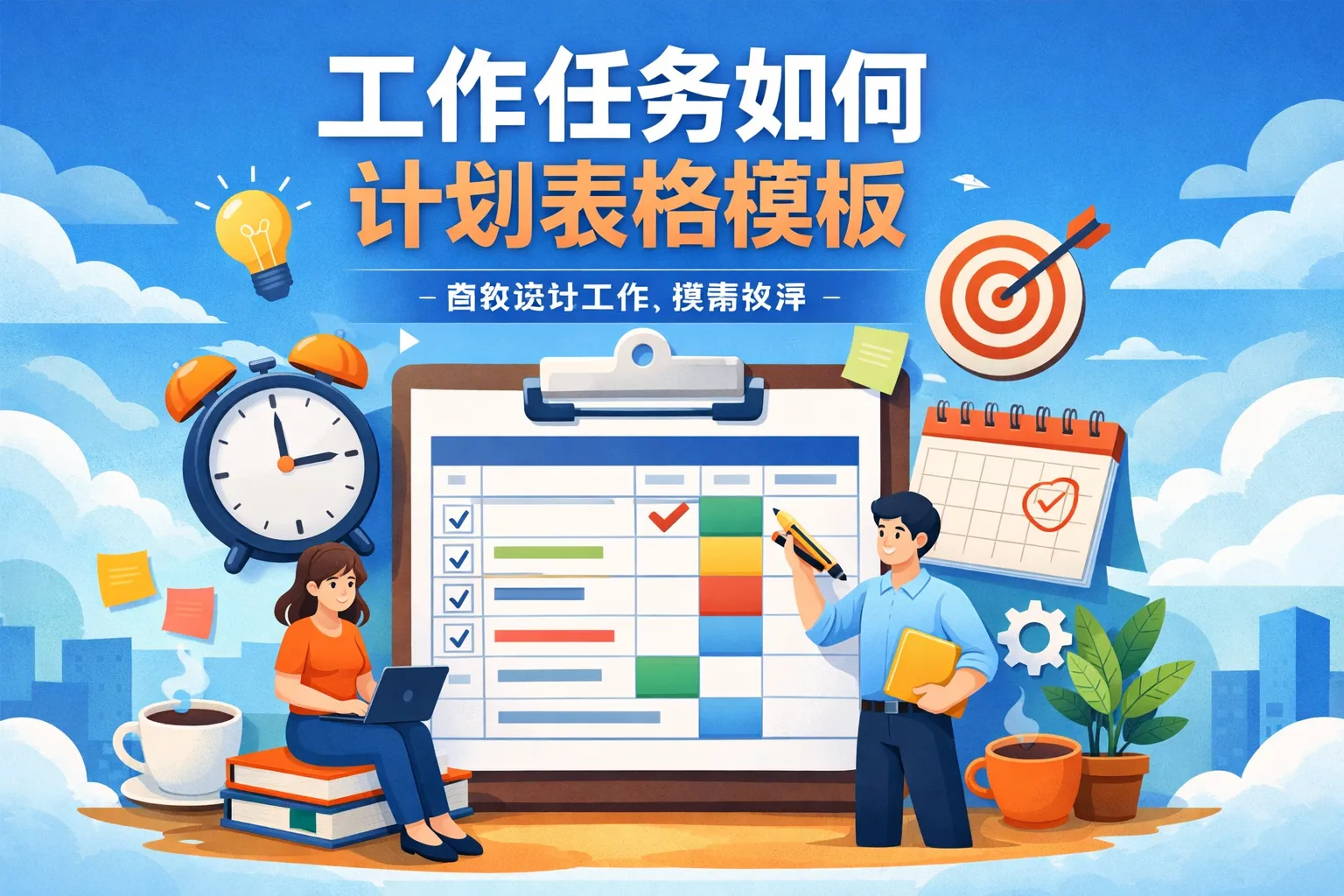 工作任务如何计划表格模板