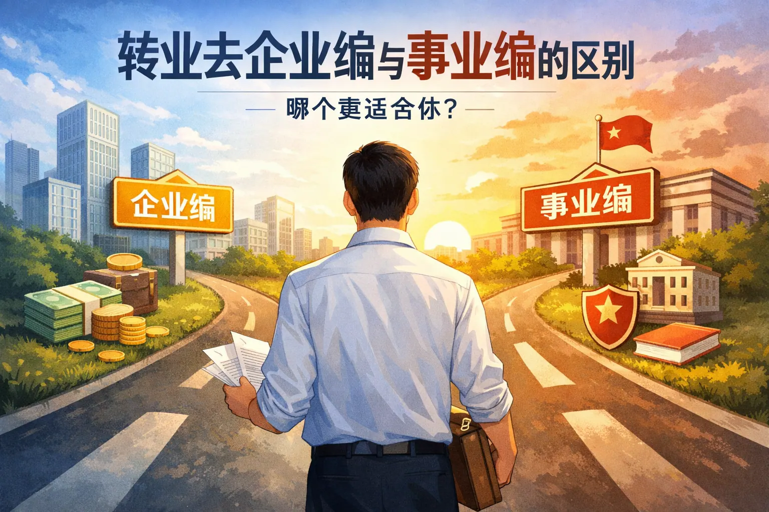 转业去企业编与事业编的区别