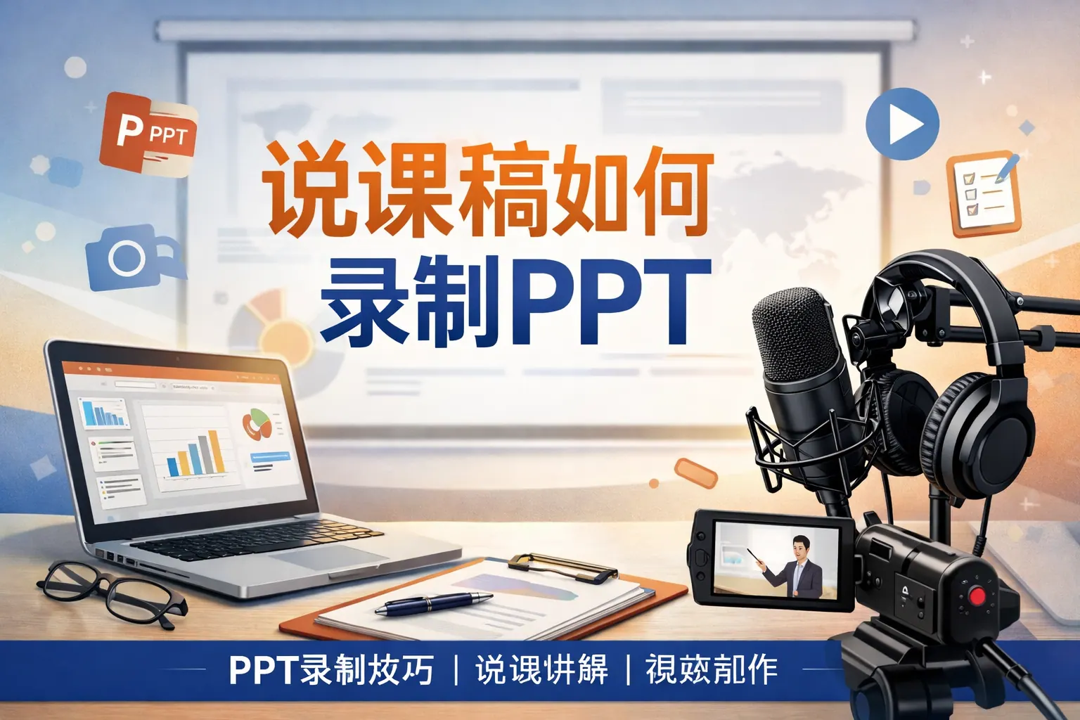 说课稿如何录制ppt