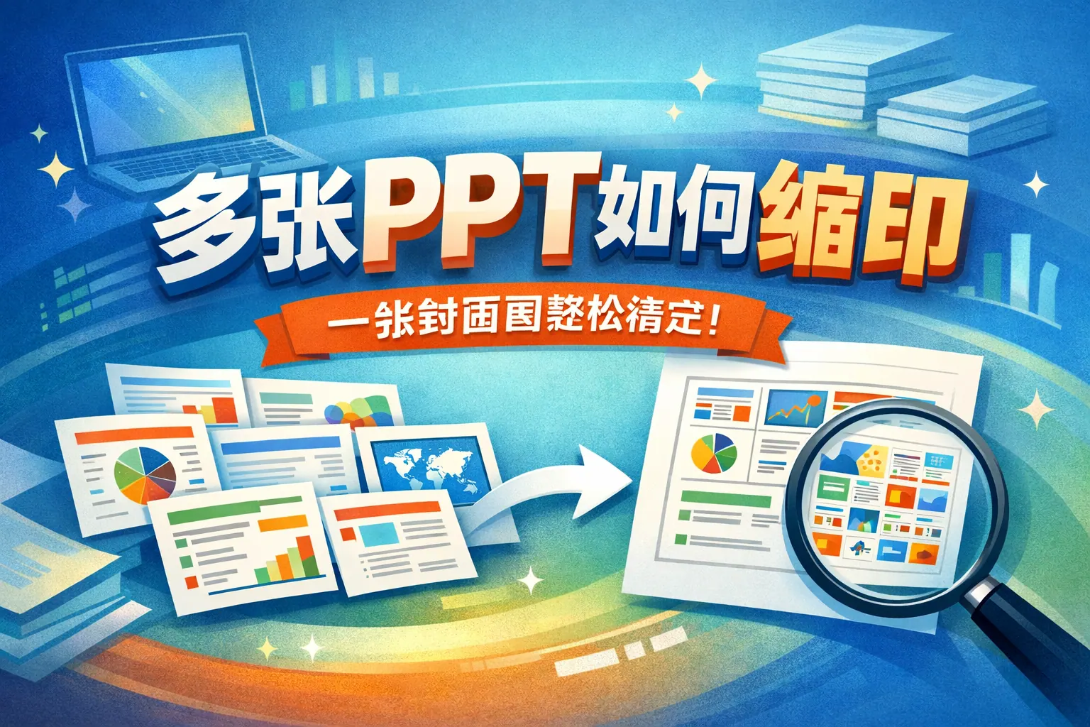 多张ppt如何缩印