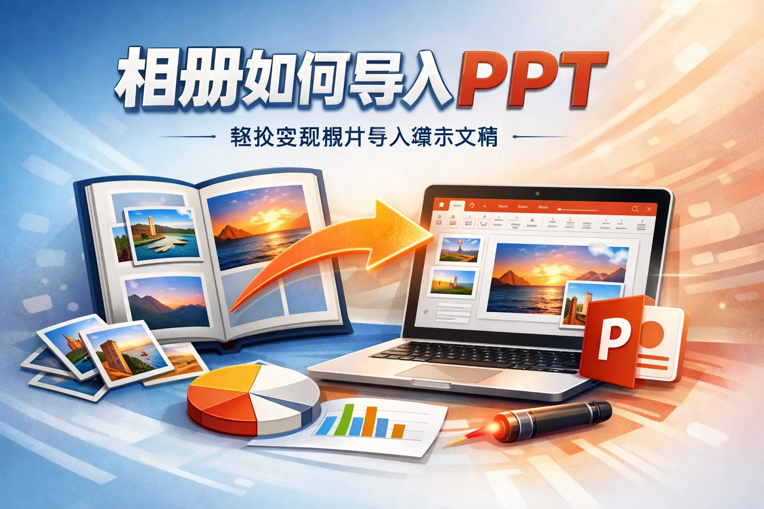 相册如何导入ppt