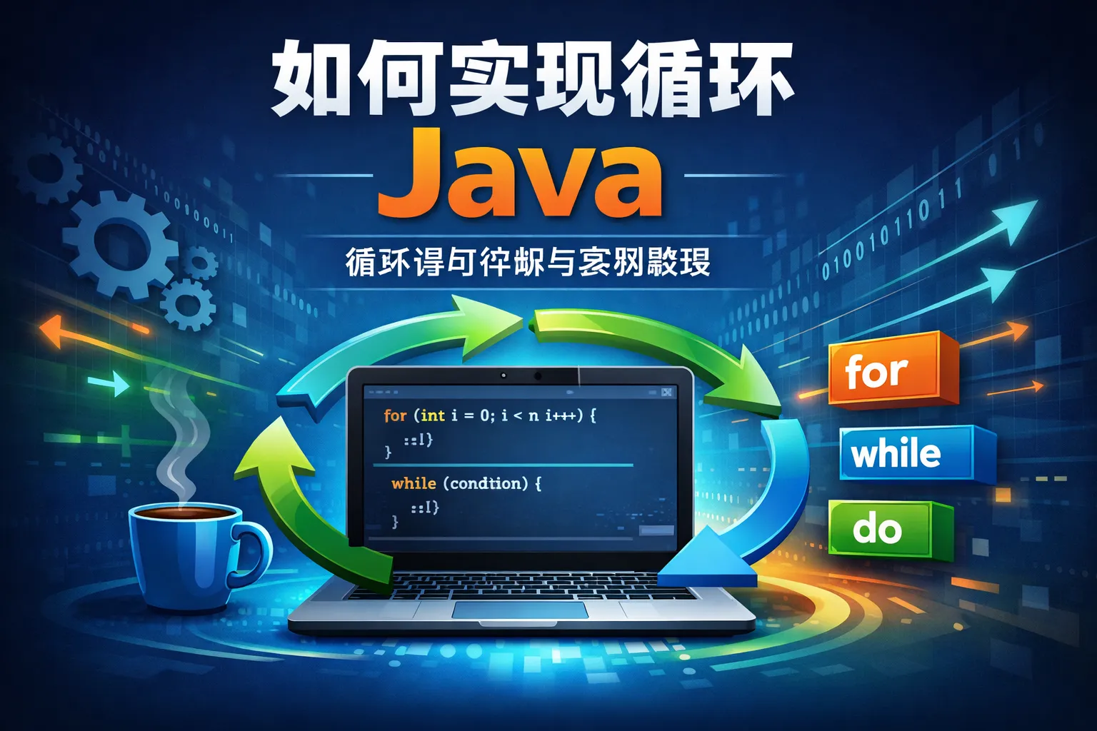 如何实现循环java