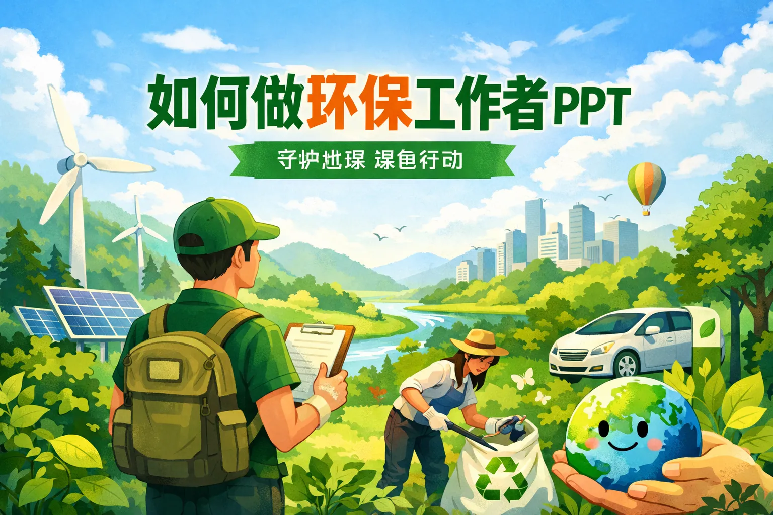 如何做环保工作者ppt