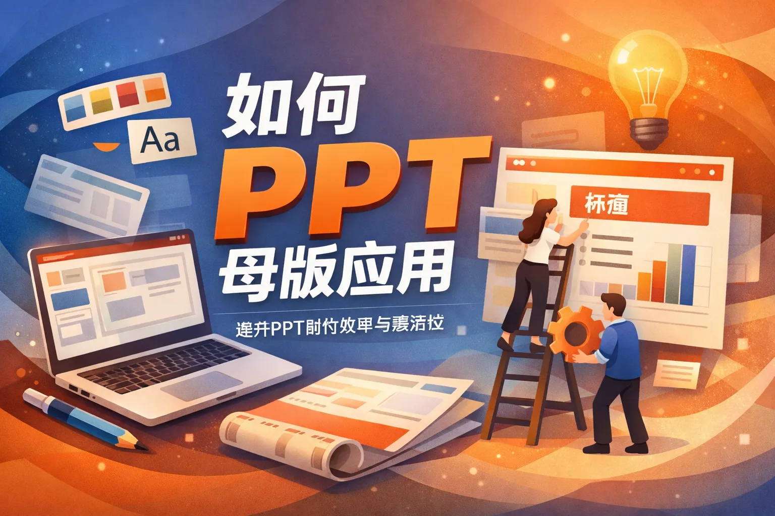 如何ppt母版应用