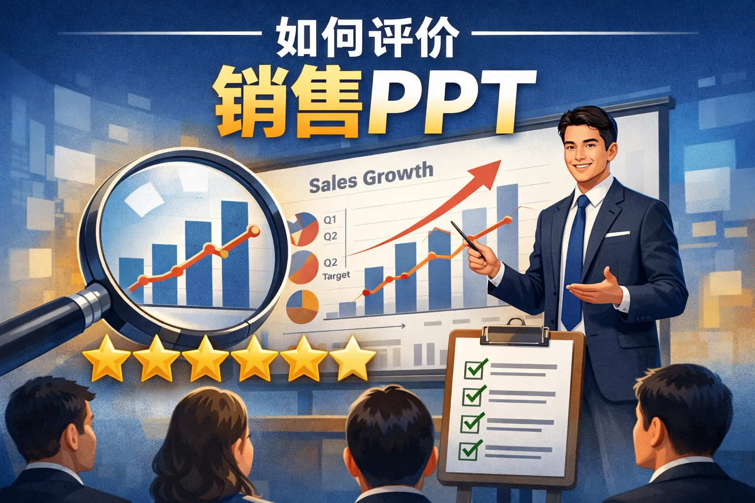 如何评价销售PPT