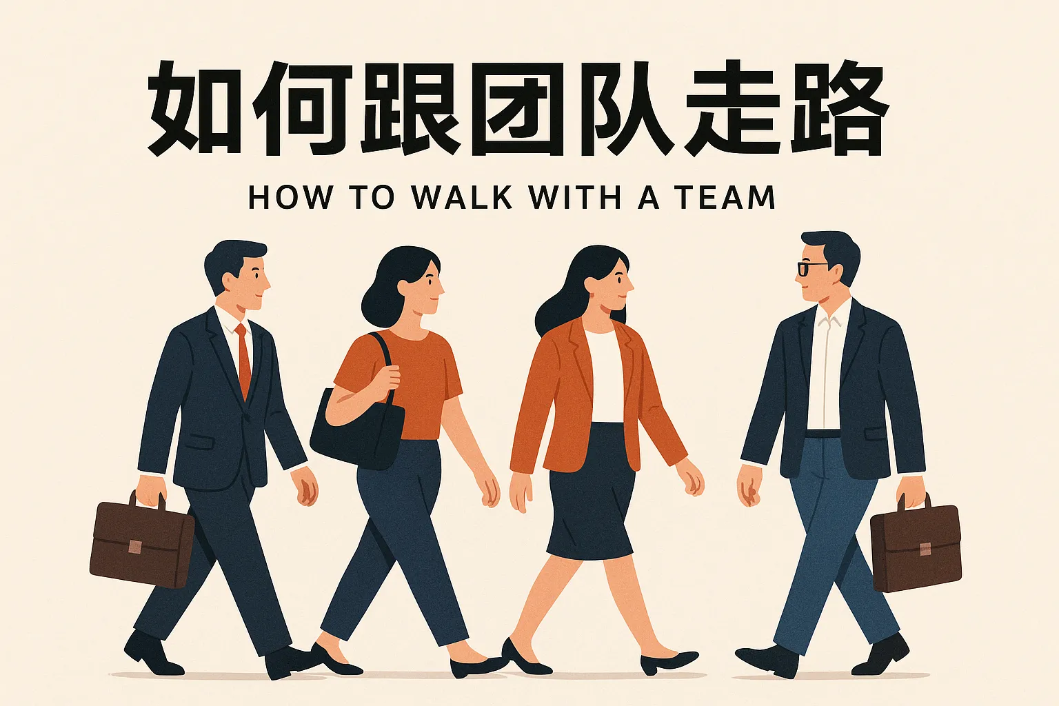 如何跟团队走路