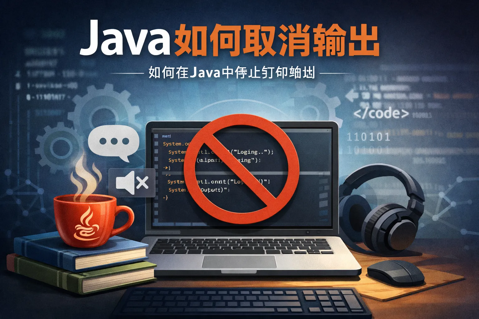 java如何取消输出