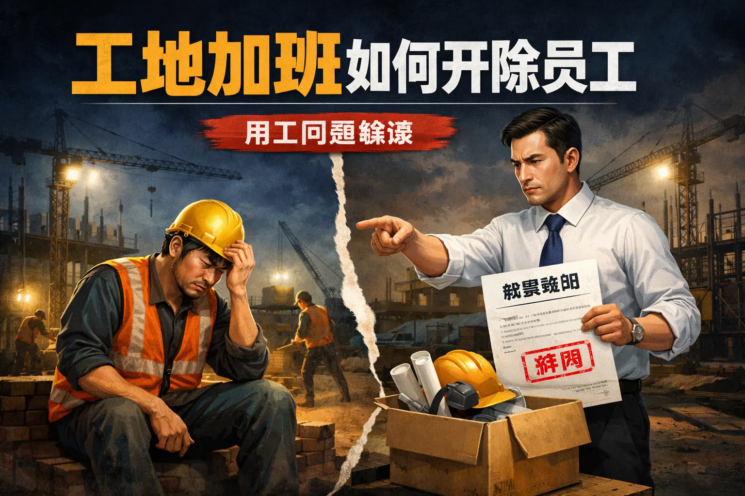 工地加班如何开除员工
