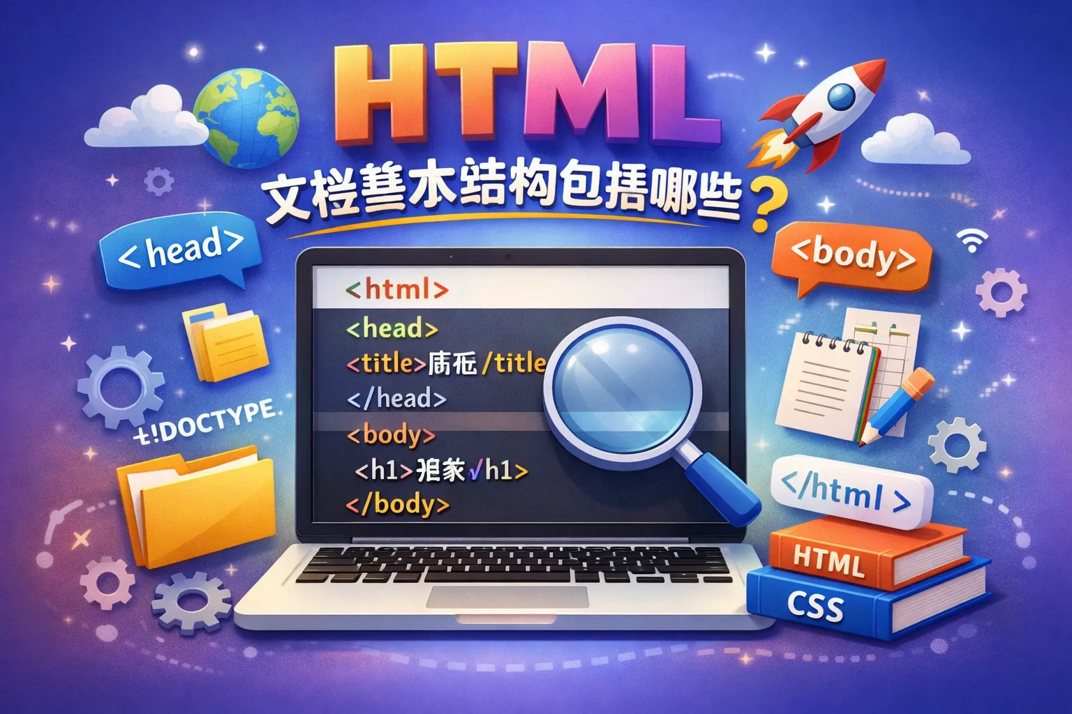 html文档基本结构包括哪些