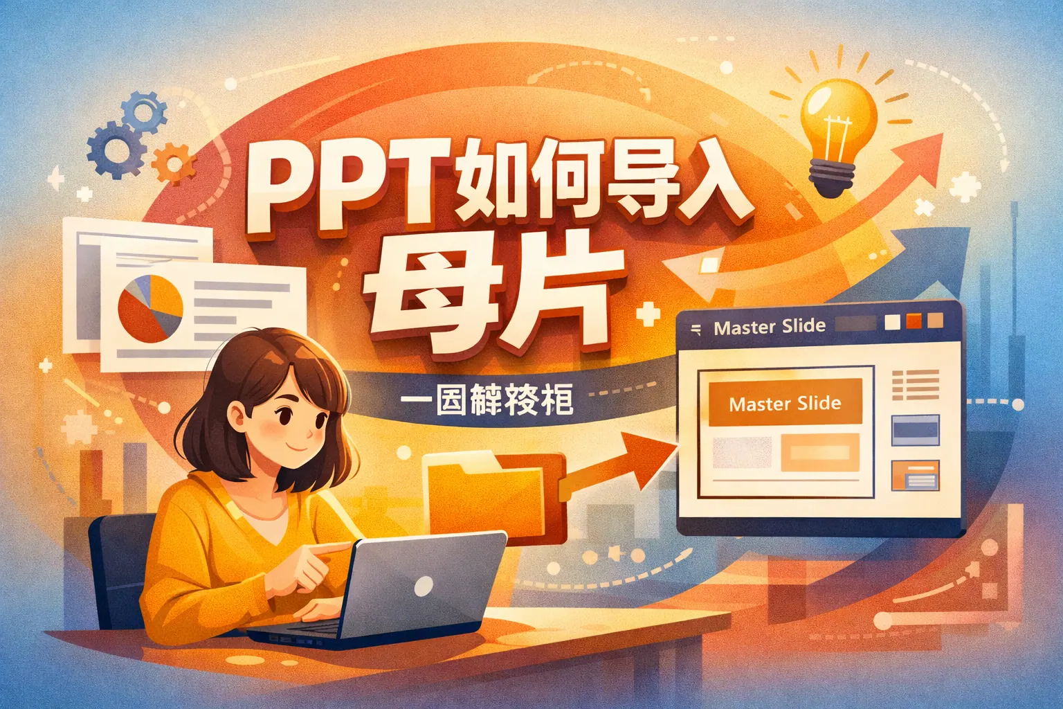 ppt如何导入母片