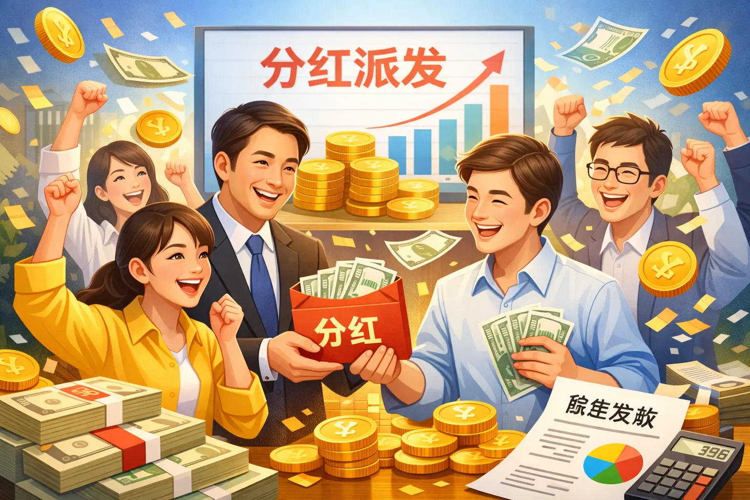 公司分红如何给员工