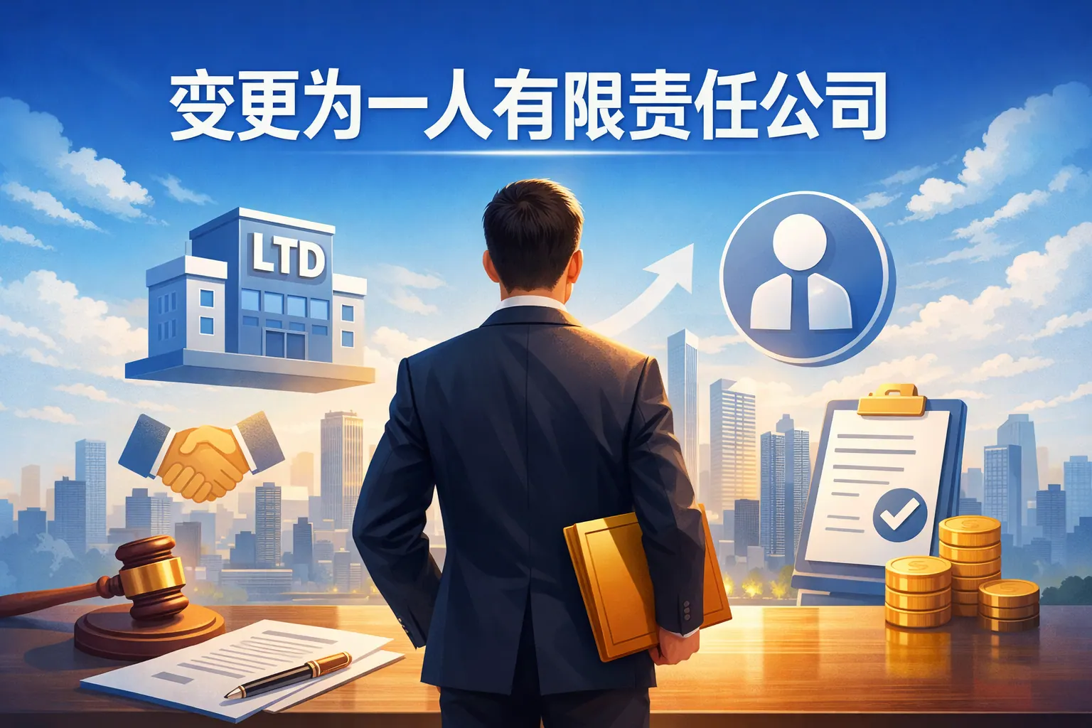 变更为一人有限责任公司