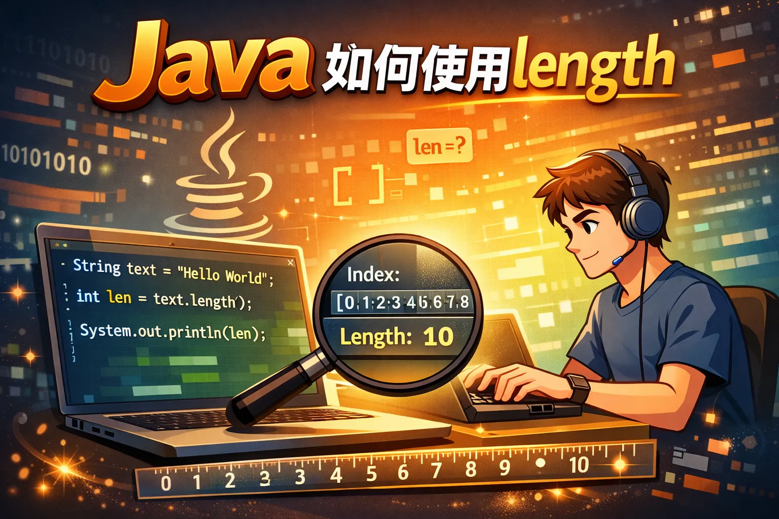 java如何使用length