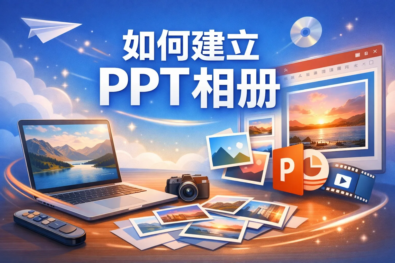 如何 建立ppt相册