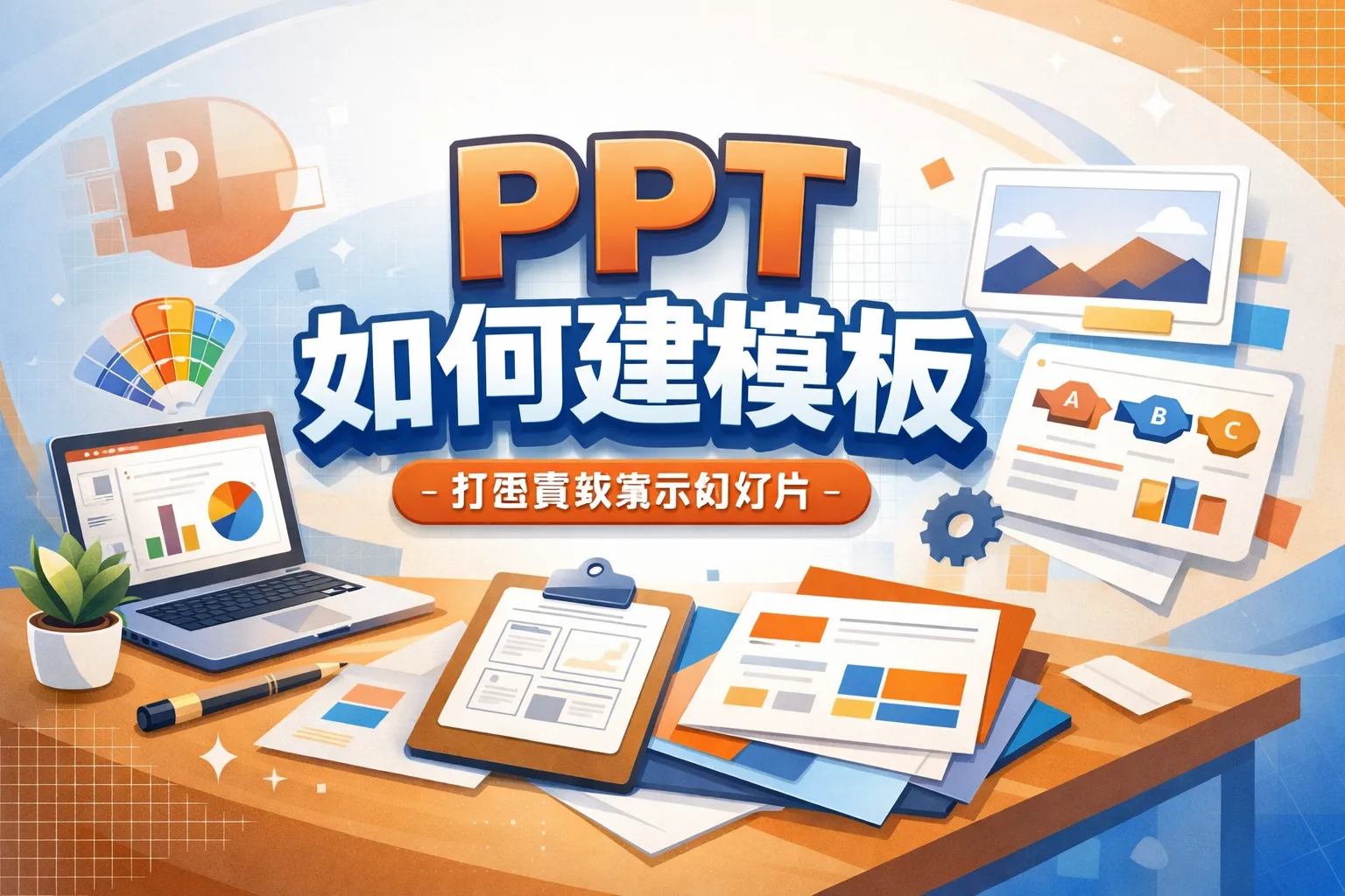 ppt 如何建模板